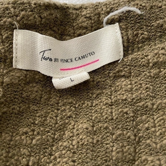 TWO By Vince Camuto V-Neck Button Down Soft Textured Cardigan Size Large - Picture 4 of 6